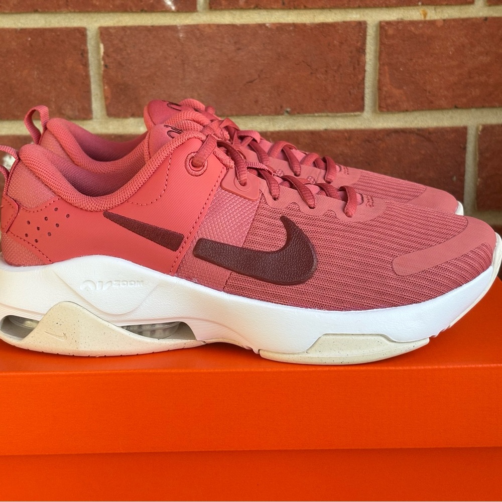 New Nike Zoom Bella 6 Adobe Red White Womens Sneakers NIB Athletic Shoes